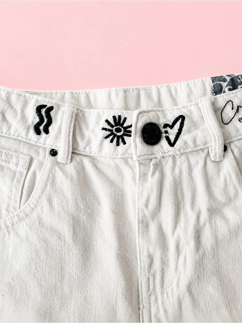 Tennis x Andrea Agudelo (Limited Edition) Embroidered Denim Shorts